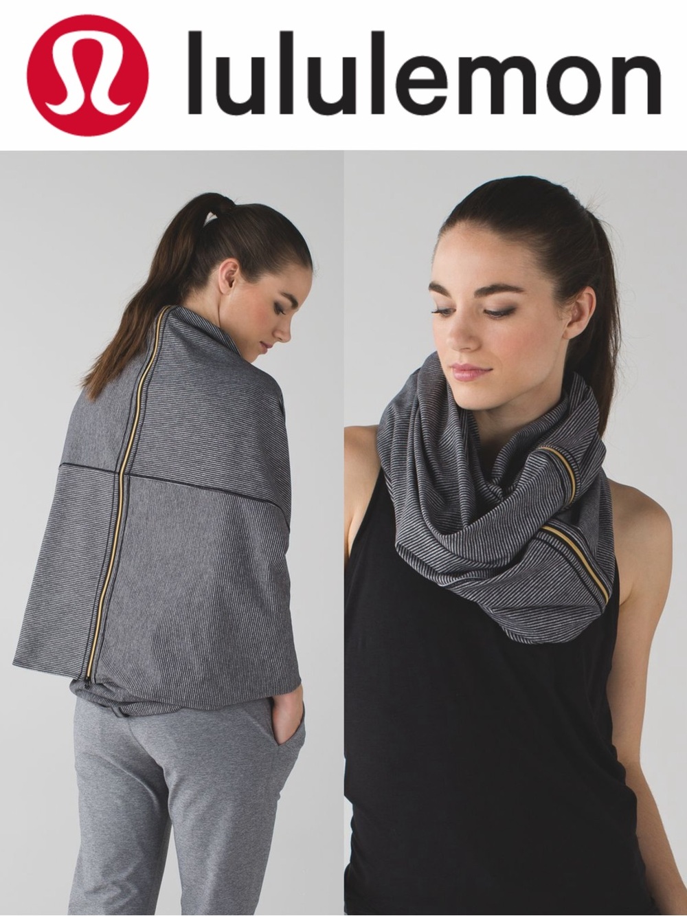 Lululemon Vinyasa Scarf
Tonka Stripe Heathered Slate Black

#204